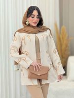 مانتو طرح پاپیون کد 6454 - تصویر 11
