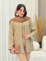 مانتو طرح پاپیون کد 6454 - تصویر 4
