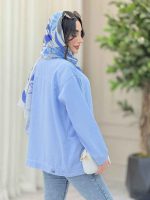 مانتو برش دار جیب پایین کد 6429 - تصویر 9