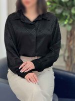 شومیز ساتن طرح لوزی کد 6312 - تصویر 21