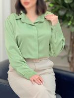 شومیز پایین هلال لیندا کد 6309 - تصویر 14