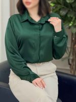 شومیز پایین هلال لیندا کد 6309 - تصویر 5
