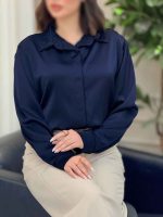 شومیز پایین هلال لیندا کد 6309 - تصویر 4