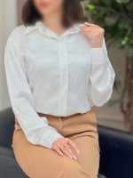 شومیز ساتن طرح لوزی کد 6312 - تصویر 19