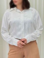 شومیز ساتن طرح لوزی کد 6312 - تصویر 16
