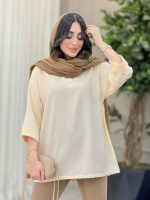 شومیز جلو بسته آنیسا کد 6455 - تصویر 16