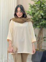شومیز جلو بسته آنیسا کد 6455 - تصویر 19
