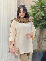 شومیز جلو بسته آنیسا کد 6455 - تصویر 4