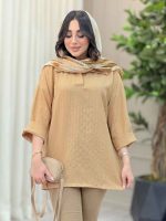 شومیز جلو بسته آنیسا کد 6455 - تصویر 15