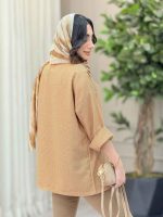 شومیز جلو بسته آنیسا کد 6455 - تصویر 9