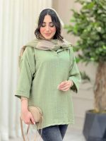 شومیز جلو بسته آنیسا کد 6455 - تصویر 14