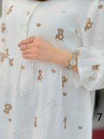 شومیز طرح دار ارغوان کد 6440 - تصویر 13