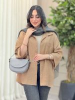 شومیز آستین پاگن ثمین کد 6466 - تصویر 18