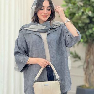 شومیز آستین پاگن ثمین کد 6466