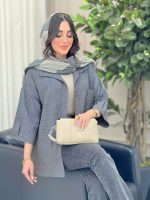 شومیز آستین پاگن ثمین کد 6466 - تصویر 16