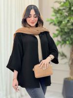 شومیز آستین پاگن ثمین کد 6466 - تصویر 21