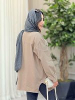 مانتو کتان جیب پاکتی بیتا کد 6428 - تصویر 11