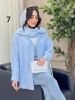 شومیز طرح دار دایانا کد 6463 - تصویر 28