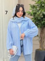 شومیز طرح دار دایانا کد 6463 - تصویر 10