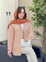 شومیز طرح دار دایانا کد 6463 - تصویر 32