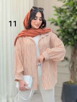 شومیز طرح دار دایانا کد 6463