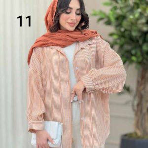 شومیز طرح دار دایانا کد 6463