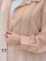 شومیز طرح دار دایانا کد 6463 - تصویر 8