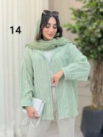 شومیز طرح دار دایانا کد 6463 - تصویر 4
