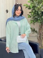 شومیز طرح دار دایانا کد 6463 - تصویر 15