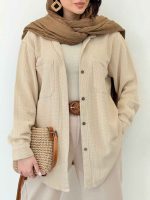 شومیز دو جیب تیما کد 6458 - تصویر 2