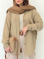 شومیز دو جیب تیما کد 6458 - تصویر 13