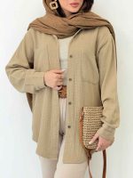 شومیز دو جیب تیما کد 6458 - تصویر 10