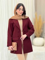 مانتو مازراتی چهاردکمه کد 6222 - تصویر 20