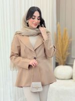 مانتو تک دکمه راحیل کد 6369 - تصویر 7
