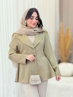 مانتو تک دکمه راحیل کد 6369 - تصویر 9