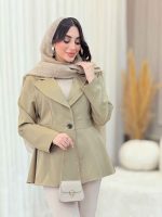 مانتو تک دکمه راحیل کد 6369 - تصویر 17