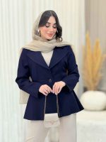 مانتو تک دکمه راحیل کد 6369 - تصویر 14