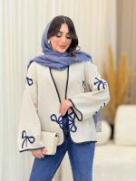 مانتو نواردوزی طرح پاپیون کد 6491 - تصویر 10
