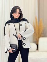 مانتو نواردوزی طرح پاپیون کد 6491 - تصویر 11