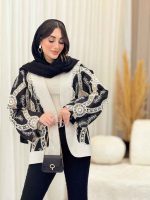 مانتو طرح دار تامیلا کد 6492 - تصویر 5
