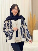 مانتو طرح دار تامیلا کد 6492 - تصویر 13