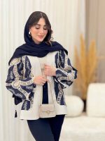 مانتو طرح دار تامیلا کد 6492 - تصویر 9