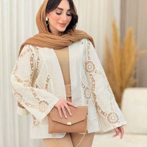 مانتو طرح دار تامیلا کد 6492