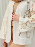 مانتو طرح دار تامیلا کد 6492 - تصویر 12