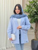 مانتو پایین پاگن دو جیب پاکتی کد 6398 - تصویر 7