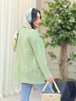 مانتو پایین پاگن دو جیب پاکتی کد 6398 - تصویر 4
