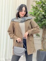 مانتو پایین پاگن دو جیب پاکتی کد 6398 - تصویر 21