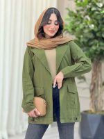 مانتو پایین پاگن دو جیب پاکتی کد 6398 - تصویر 5