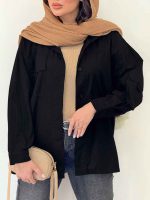 مانتو آستین جیب پاکتی کد 6411 - تصویر 18