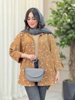 شومیز طرح گل نیوشا کد 6446